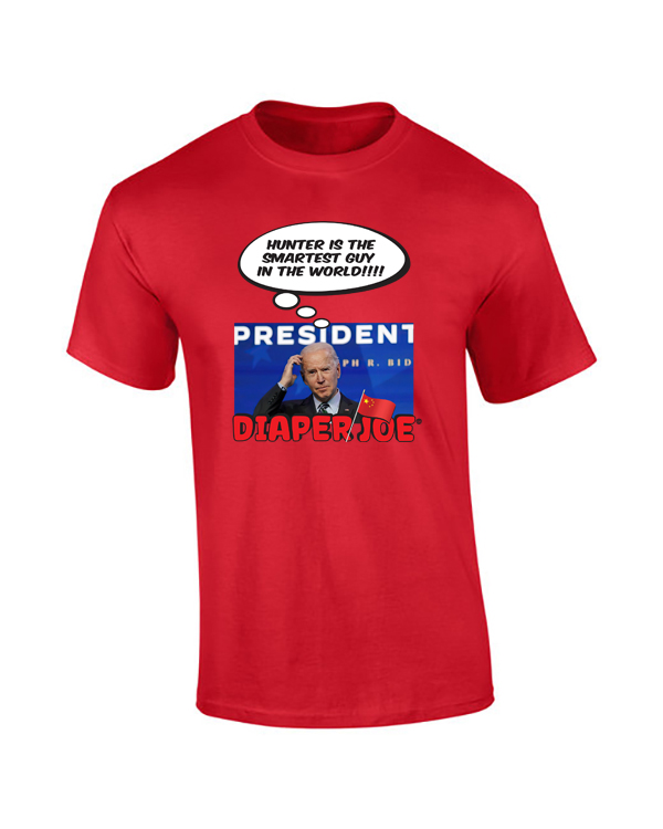 The Smartest Guy - Hunter Biden - Shirt by Diaper Joe™