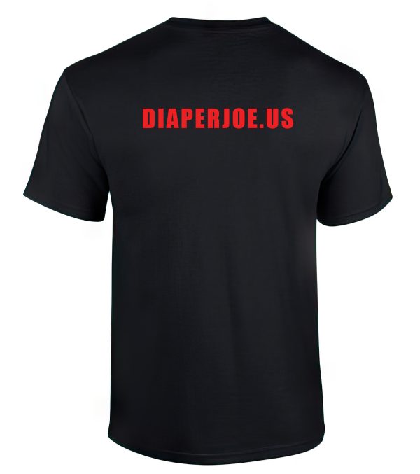 DiaperJoe.us Back of Shirt - T-Shirt by Diaper Joe anti-Joe Biden apparel