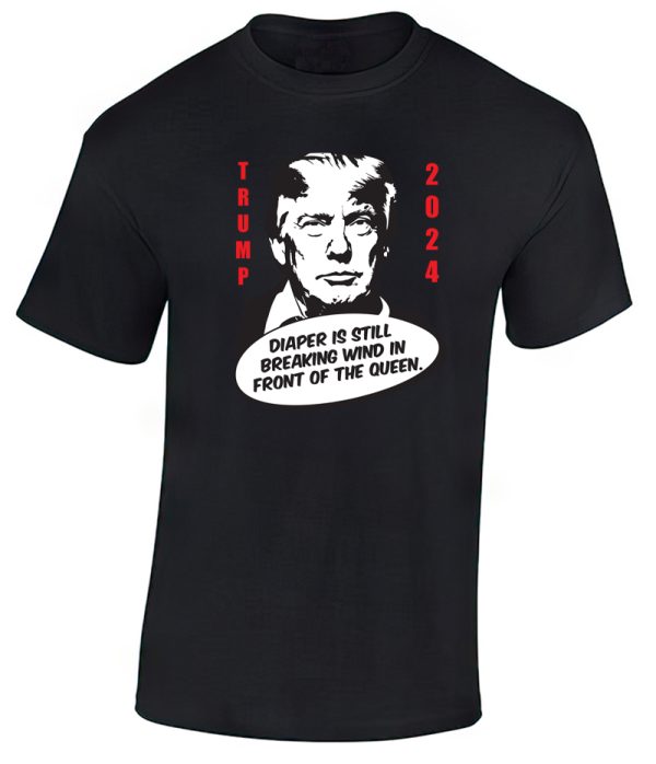 Trump 2024 - Joe Breaking Wind - Anti-Joe Biden Shirt by Diaper Joe